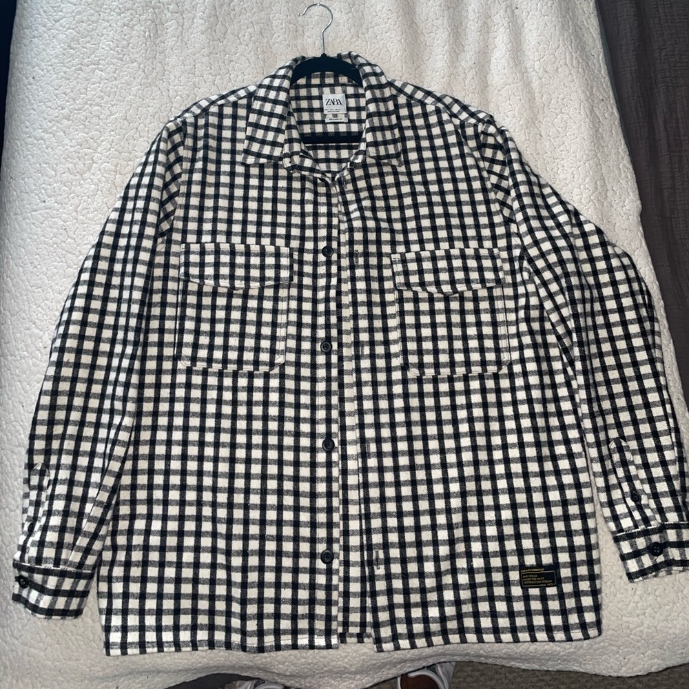 Black and white flannel shirt from Zara. Perfect condition